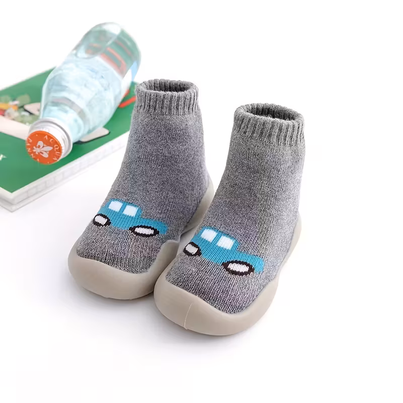 Gemütliche Cartoon-Fuchs Kleinkind-Sockenschuhe